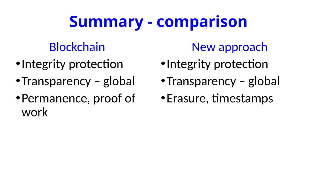 Rethinking Distributed Ledger Technology R. Kuhn, - slide 23 of 24