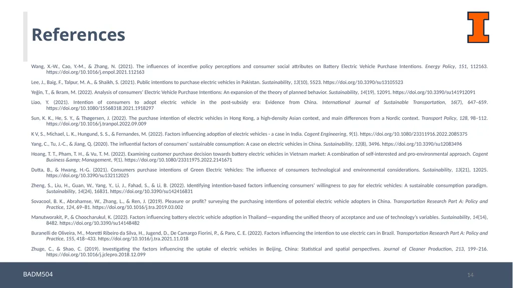 A Systematic Review: Consumers’ Electric Vehicles - slide 14 of 16