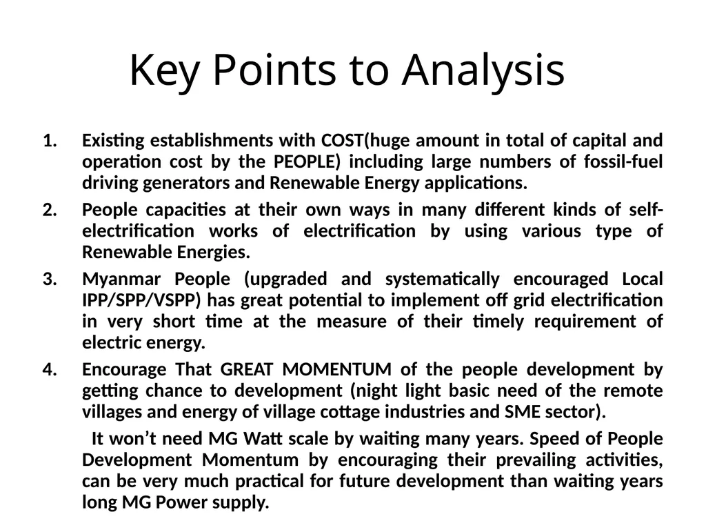 Role of Existing Self-help Electrification in Off - slide 9 of 17