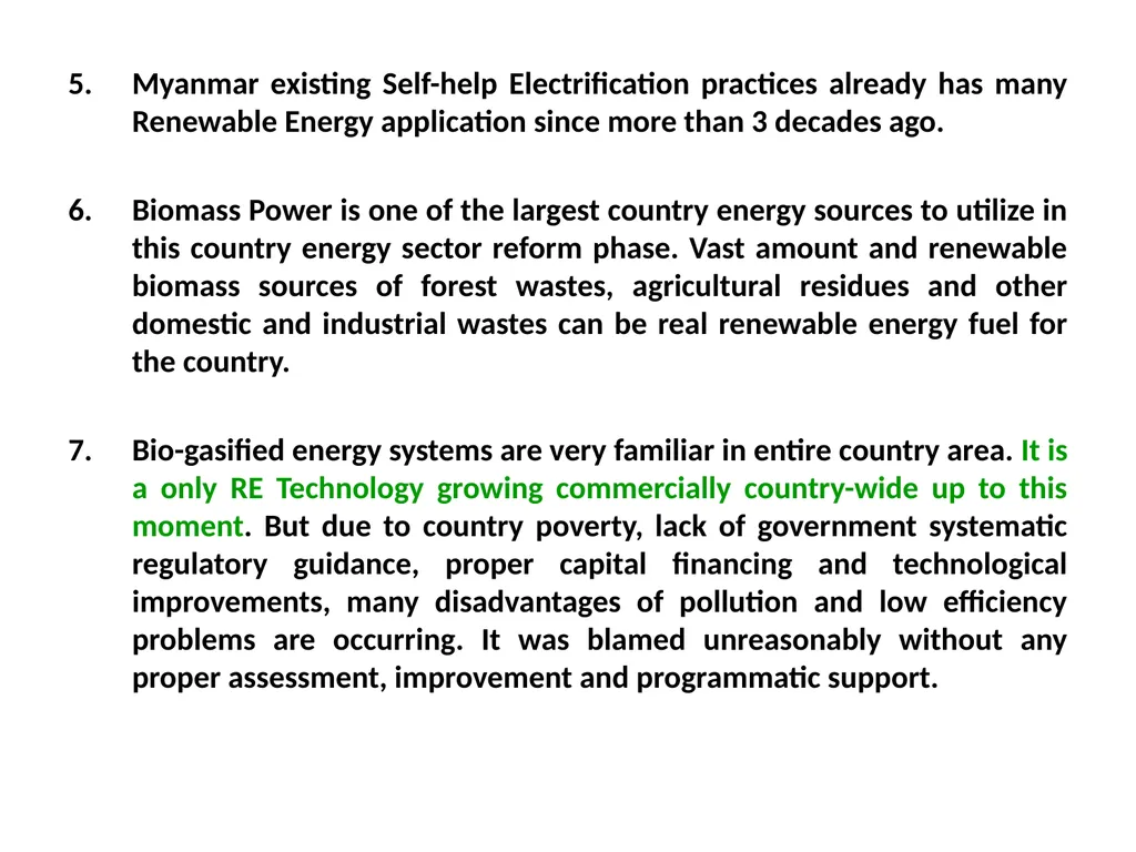 Role of Existing Self-help Electrification in Off - slide 10 of 17