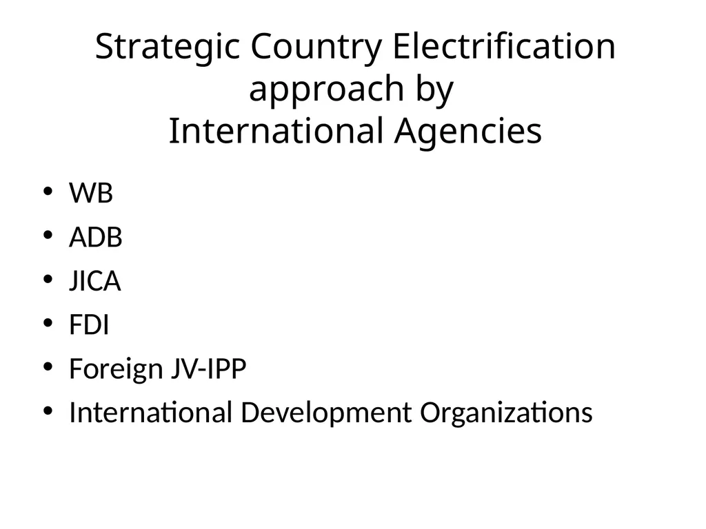 Role of Existing Self-help Electrification in Off - slide 8 of 17