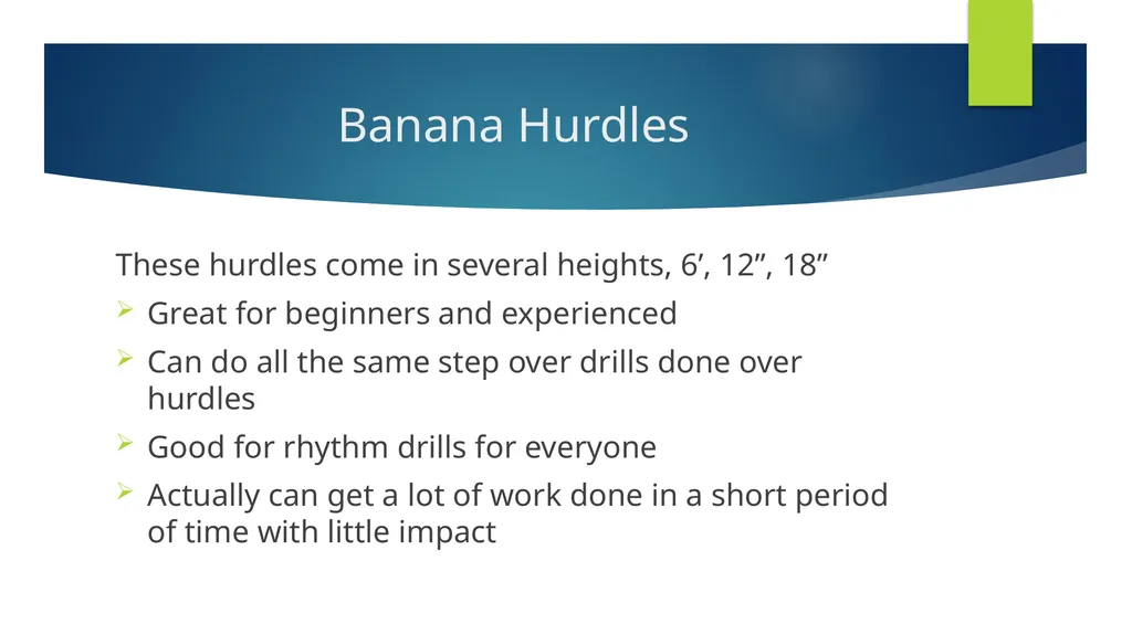 Hurdles: A Little About A Lot Paul Johnson - slide 10 of 16