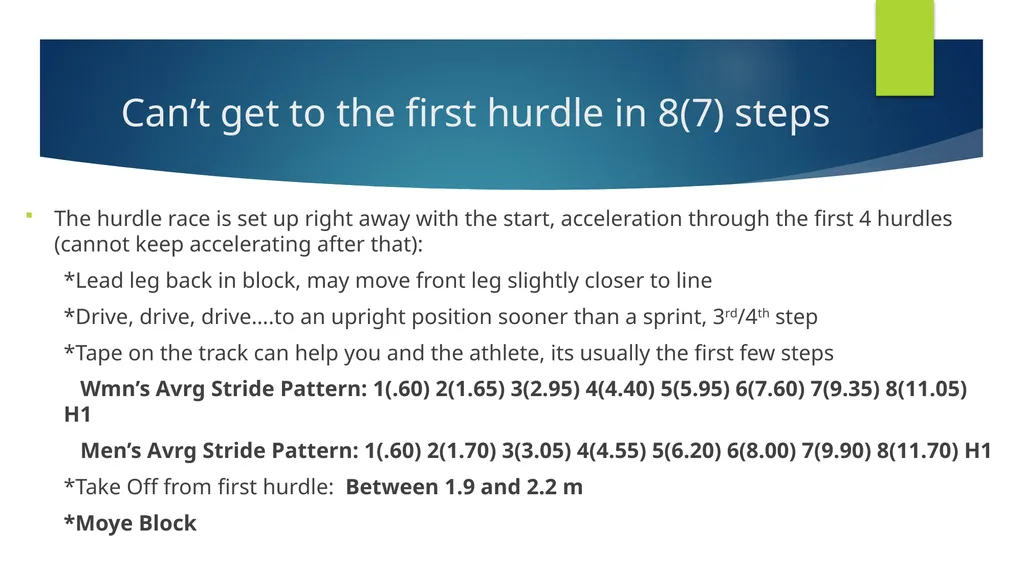 Hurdles: A Little About A Lot Paul Johnson - slide 12 of 16