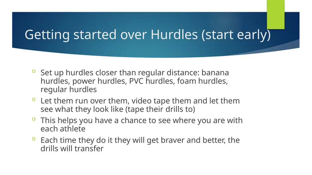 Hurdles: A Little About A Lot Paul Johnson - slide 11 of 16