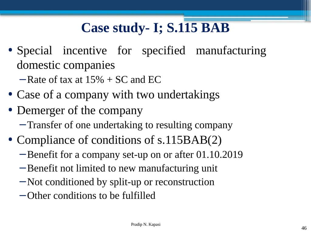 Reconstruction and Restructuring (merger and - slide 46 of 54