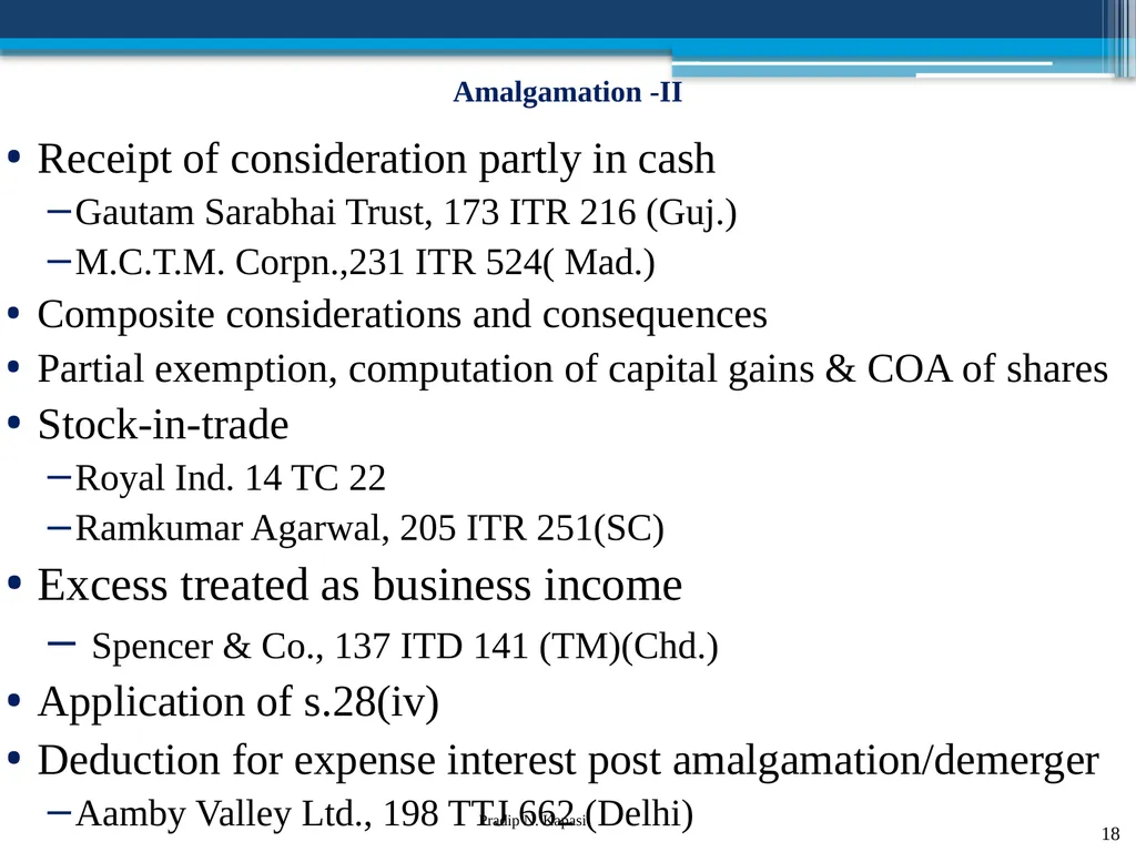 Reconstruction and Restructuring (merger and - slide 18 of 54