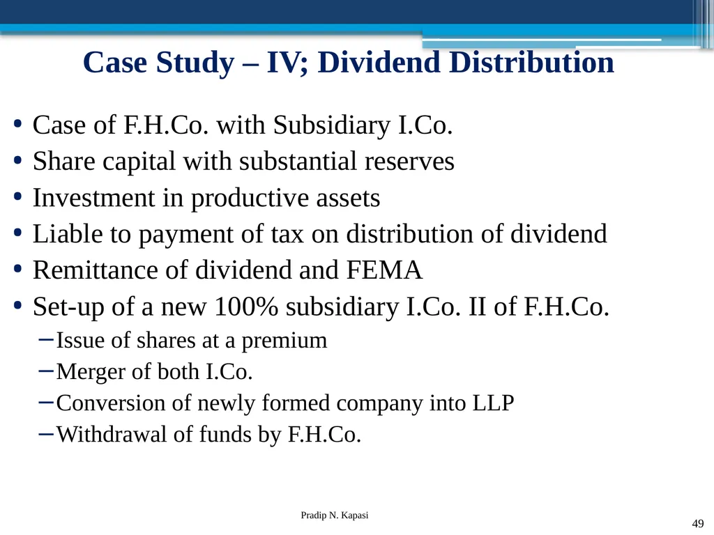 Reconstruction and Restructuring (merger and - slide 49 of 54