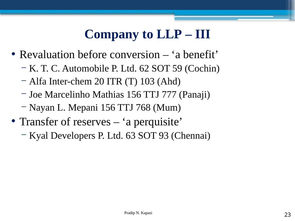 Reconstruction and Restructuring (merger and - slide 23 of 54