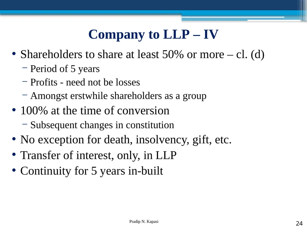 Reconstruction and Restructuring (merger and - slide 24 of 54