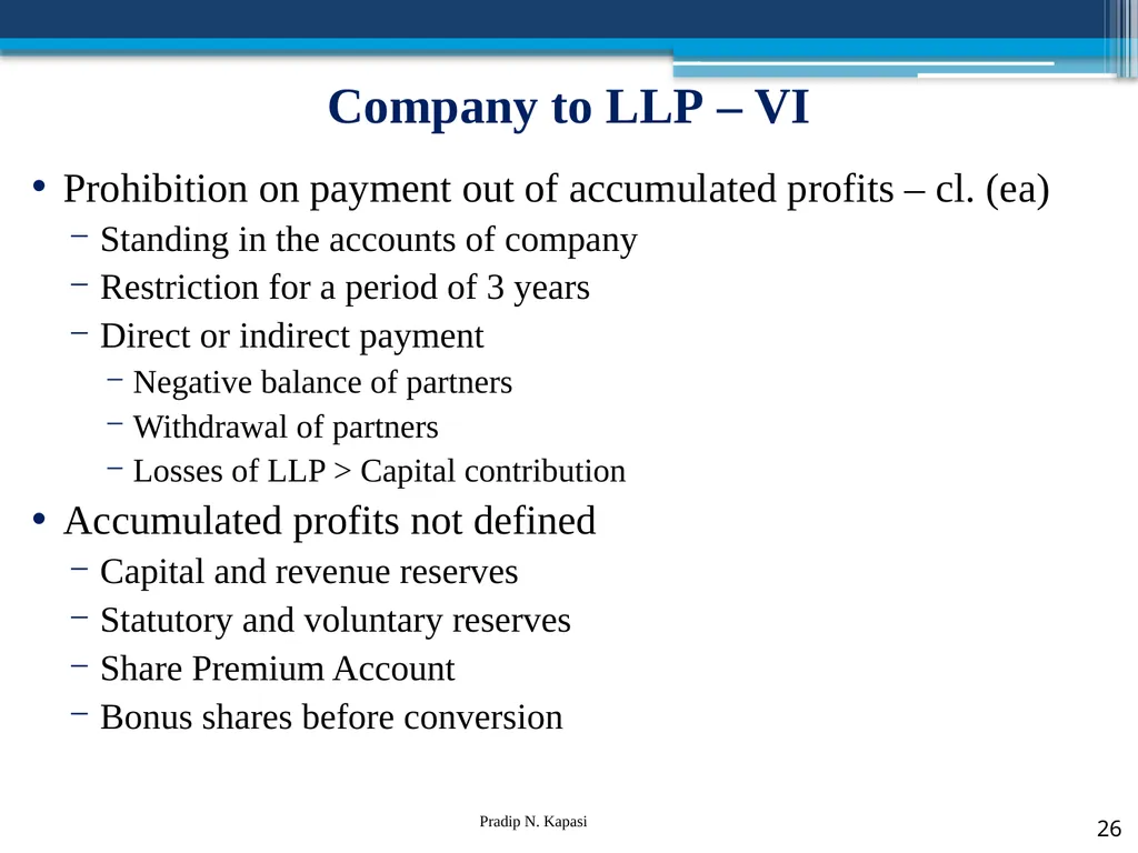 Reconstruction and Restructuring (merger and - slide 26 of 54