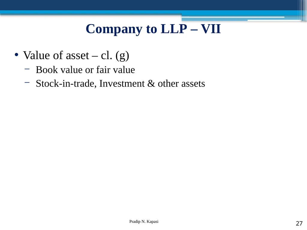 Reconstruction and Restructuring (merger and - slide 27 of 54