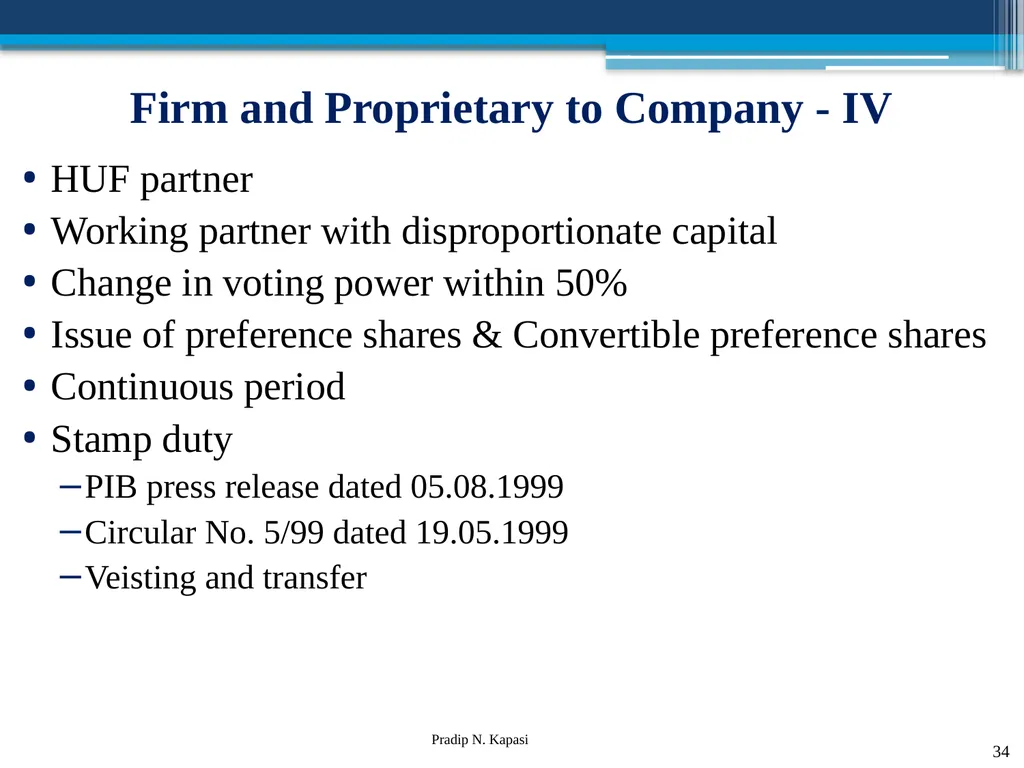 Reconstruction and Restructuring (merger and - slide 34 of 54