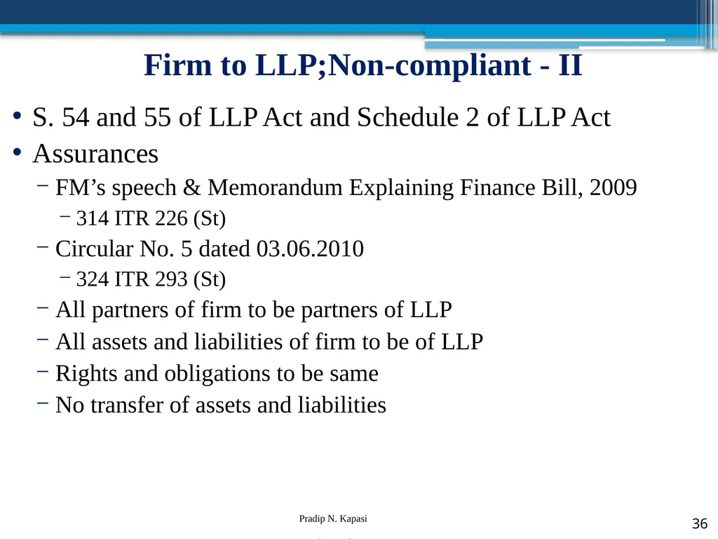 Reconstruction and Restructuring (merger and - slide 36 of 54
