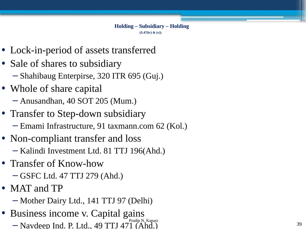 Reconstruction and Restructuring (merger and - slide 39 of 54