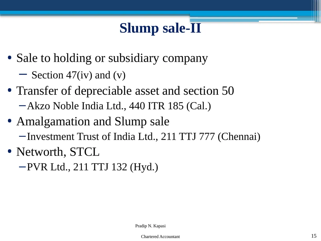 Reconstruction and Restructuring (merger and - slide 15 of 54