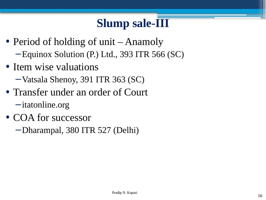 Reconstruction and Restructuring (merger and - slide 16 of 54