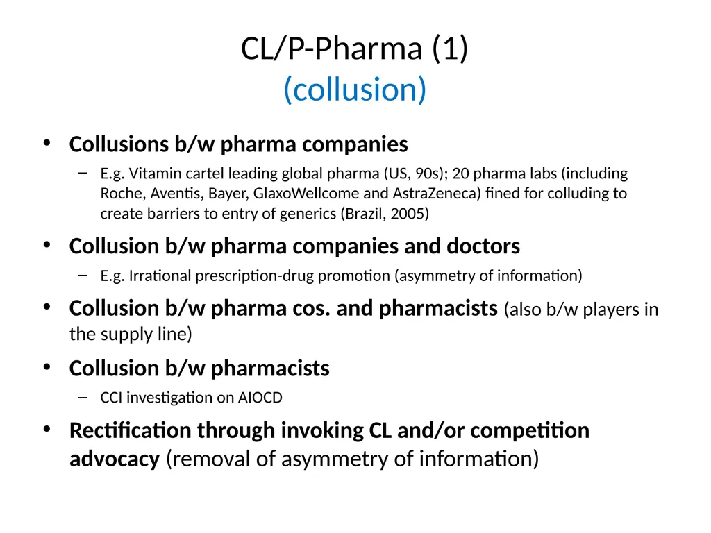 Competition Law/Policy and the Consequences for - slide 10 of 21