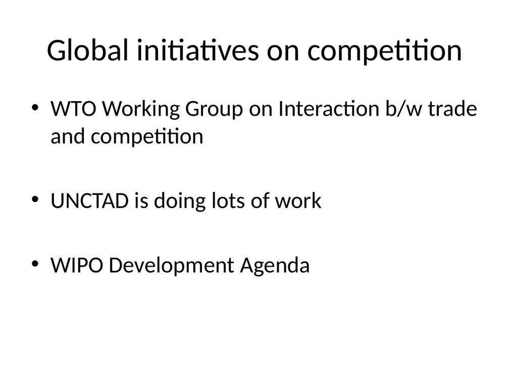 Competition Law/Policy and the Consequences for - slide 19 of 21