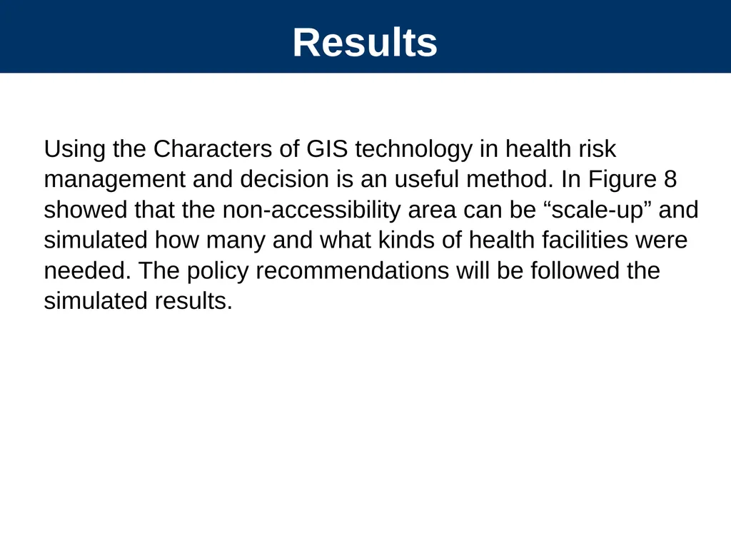 Measuring Geographic Accessibility with GIS-Tool: - slide 13 of 16