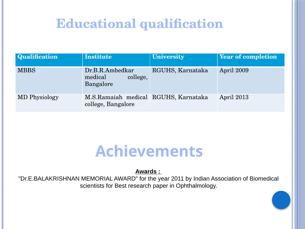 Dr.Yogesh M.K MBBS, MD (Physiology) Professor & - slide 2 of 8