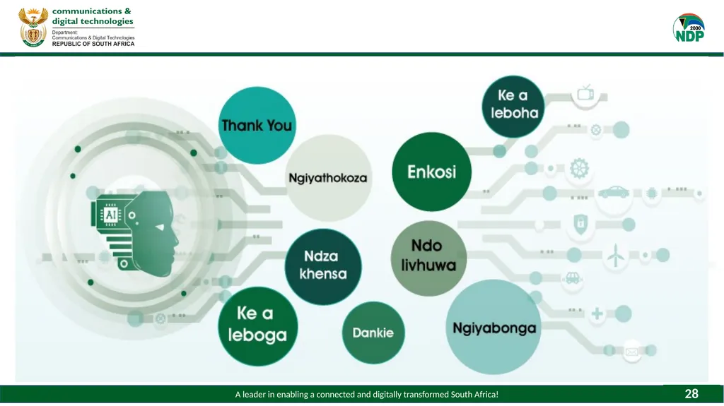 PRESENTATION TO THE PORTFOLIO COMMITTEE ON - slide 28 of 28