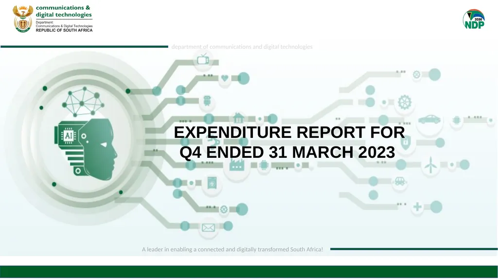 PRESENTATION TO THE PORTFOLIO COMMITTEE ON - slide 7 of 28