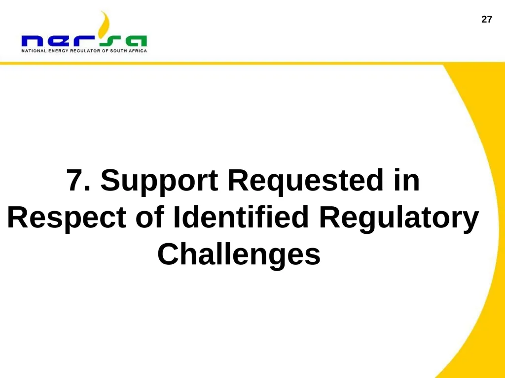 1 Presentation on NERSA’s Annual Performance Plan - slide 27 of 73