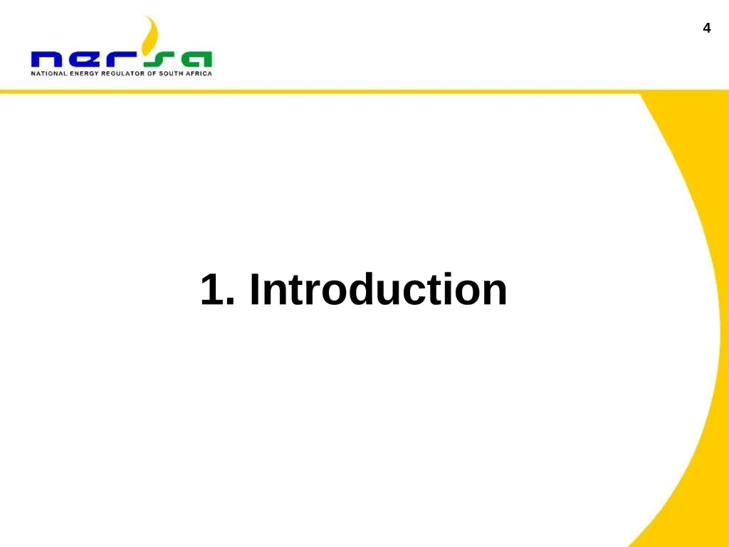 1 Presentation on NERSA’s Annual Performance Plan - slide 4 of 73