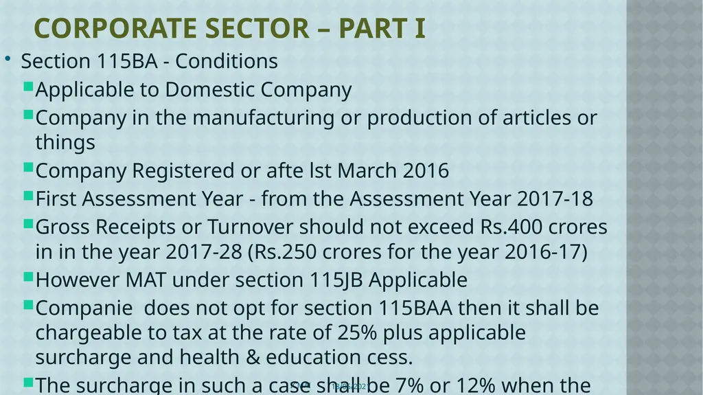 ALTERNATIVE TAX REGIME BY CMA S VENKANNA COST - slide 7 of 41