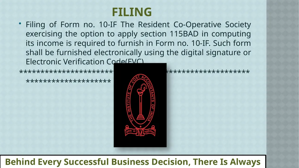 ALTERNATIVE TAX REGIME BY CMA S VENKANNA COST - slide 41 of 41