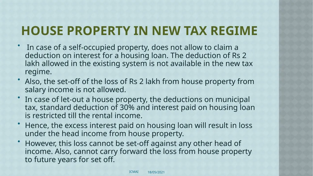 ALTERNATIVE TAX REGIME BY CMA S VENKANNA COST - slide 38 of 41