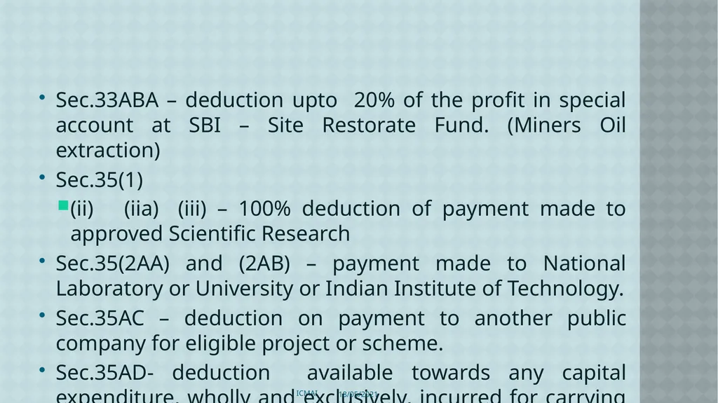ALTERNATIVE TAX REGIME BY CMA S VENKANNA COST - slide 9 of 41