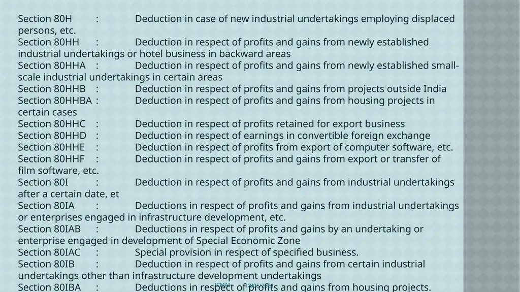 ALTERNATIVE TAX REGIME BY CMA S VENKANNA COST - slide 11 of 41