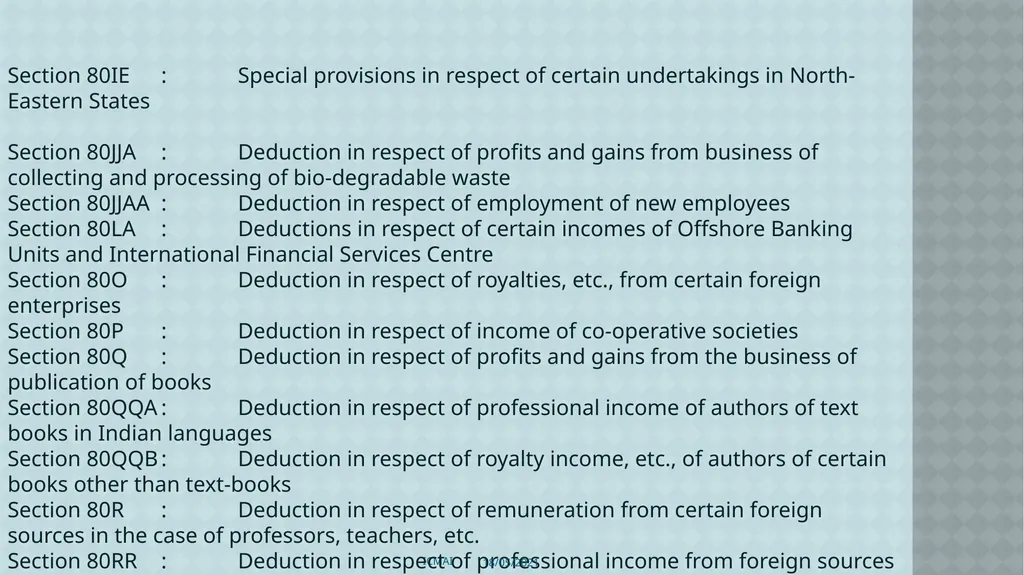 ALTERNATIVE TAX REGIME BY CMA S VENKANNA COST - slide 12 of 41