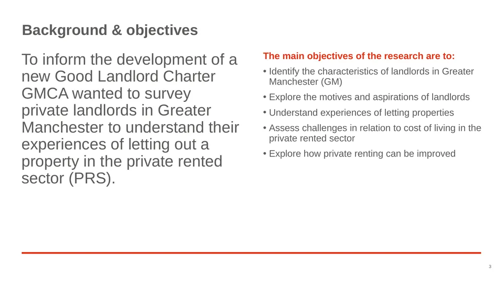 Good Landlord Research Study: Landlords Report of - slide 3 of 52