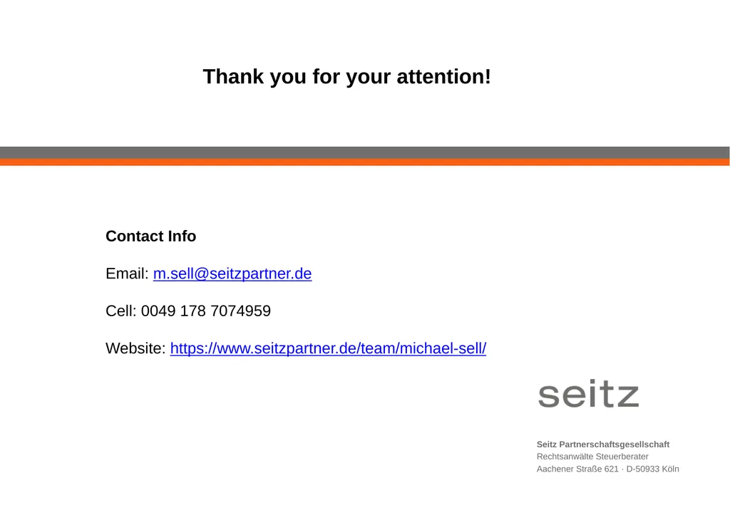 by Michael Sell M. A. Attorney – Certified Tax - slide 7 of 7