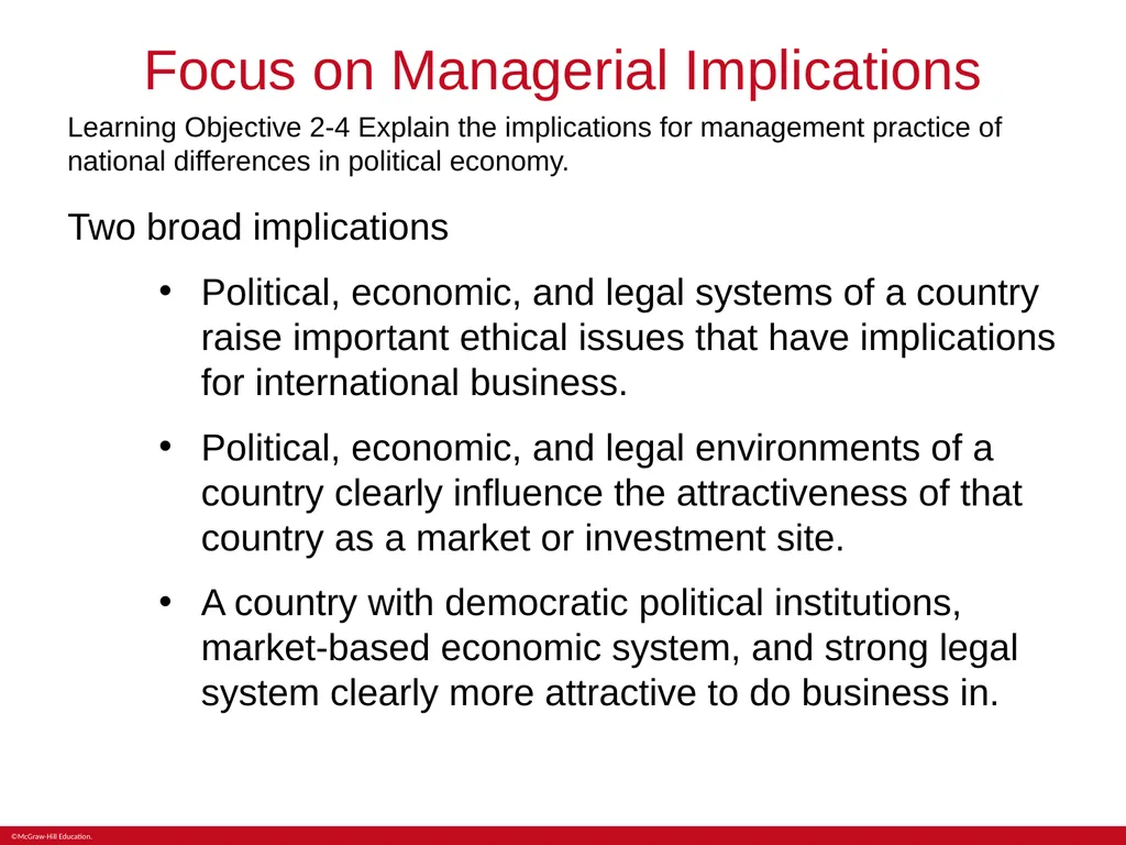 Chapter 2 National Differences in Political, - slide 23 of 25