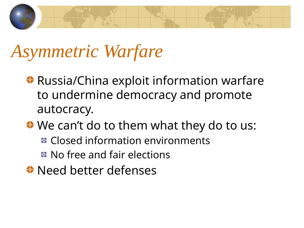 Tyrants on Twitter: Protecting Democracies from - slide 12 of 17