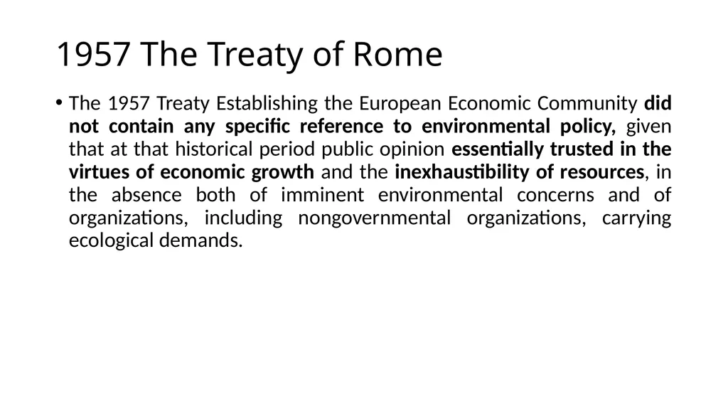 The development of European environmental law - slide 6 of 70