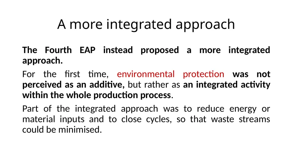 The development of European environmental law - slide 42 of 70