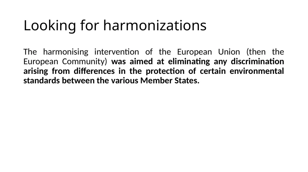 The development of European environmental law - slide 23 of 70