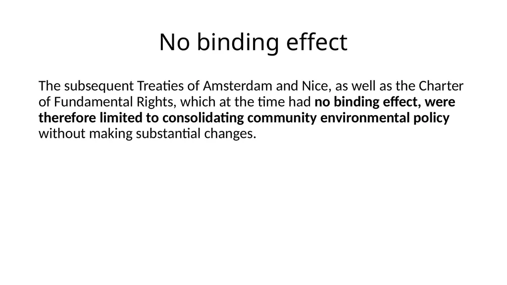 The development of European environmental law - slide 65 of 70