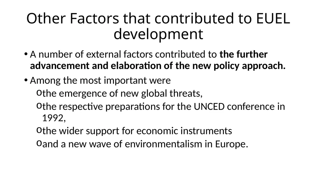 The development of European environmental law - slide 46 of 70