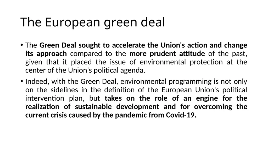 The development of European environmental law - slide 70 of 70