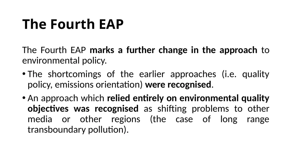 The development of European environmental law - slide 41 of 70