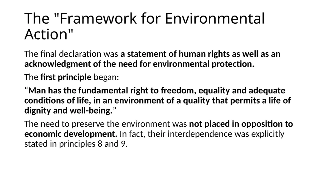 The development of European environmental law - slide 20 of 70