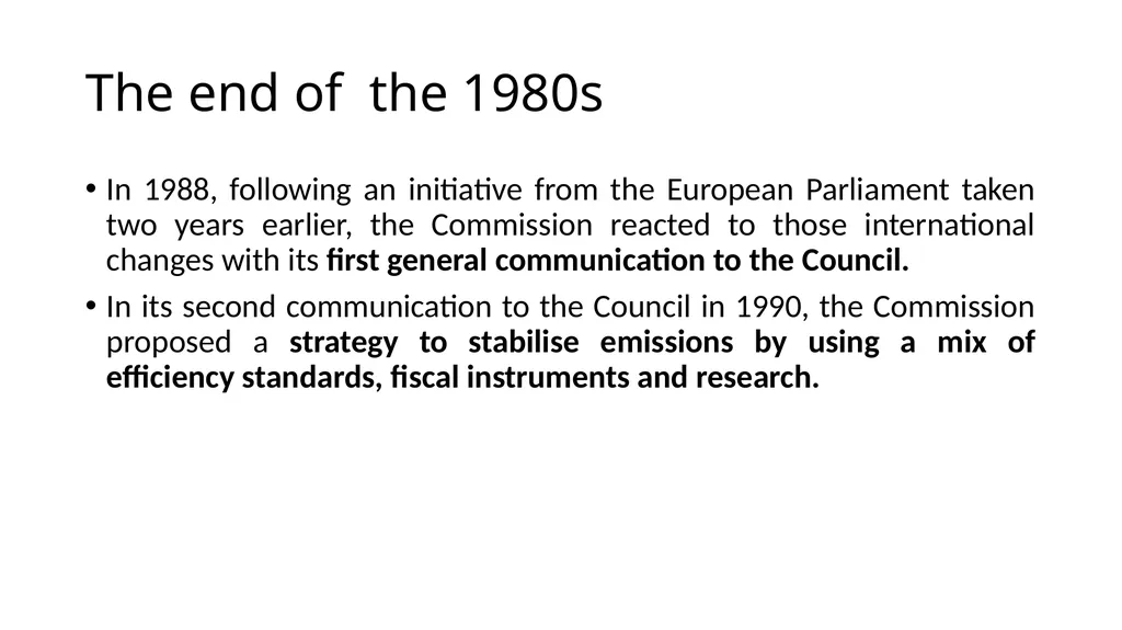The development of European environmental law - slide 48 of 70