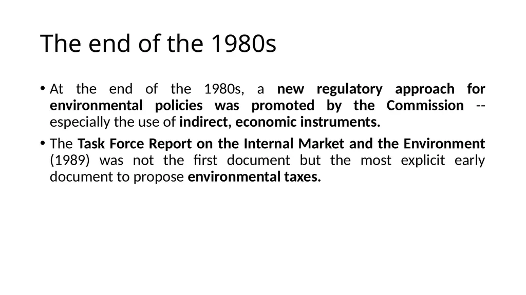 The development of European environmental law - slide 49 of 70