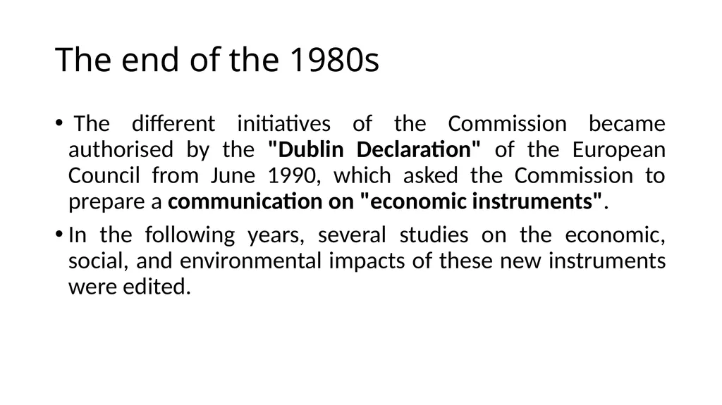 The development of European environmental law - slide 50 of 70