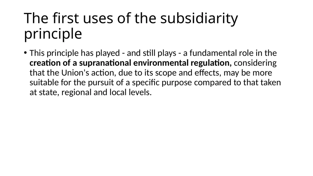 The development of European environmental law - slide 60 of 70